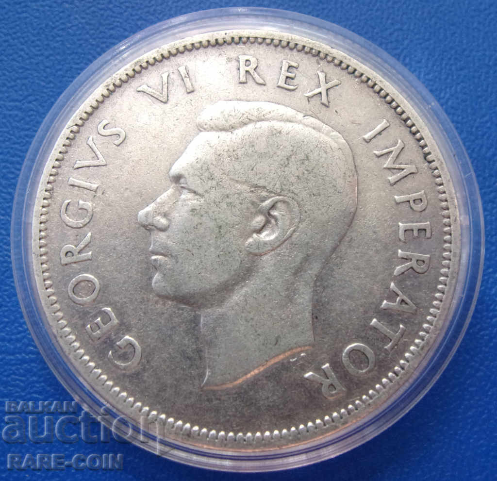 RS(22)  Британски ЮАР  2½  Шилинг  1940  Сребро Rare с цена € 25.56 | 49.99 лв.
