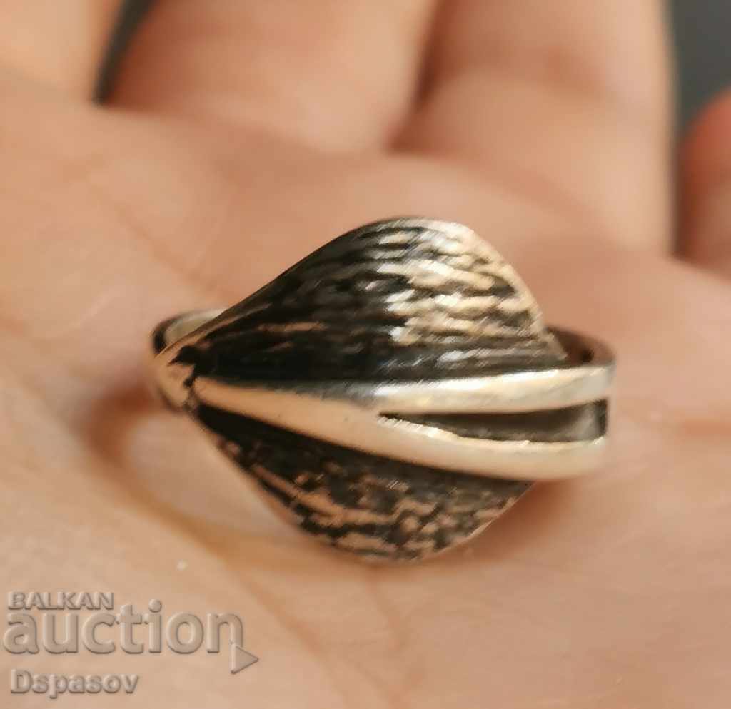 Silver 900 Ring Leaf set