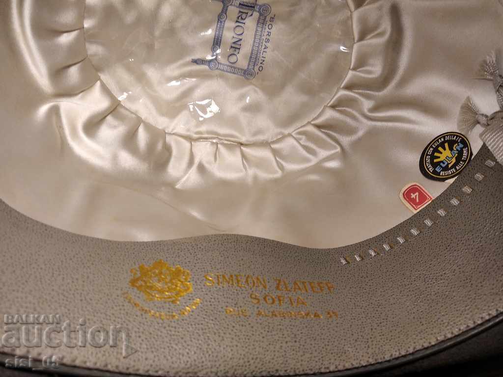 Men's hat, Borsalino bomber Simeon Zlatef Sofia - 7