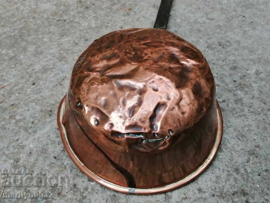 Old copper ladle, pan, baker, copper pot, jam - 7 Old copper ladle, pan, baker, copper pot, jam - 7