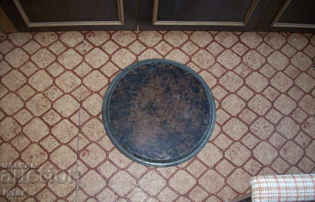 Old copper tray, blue - 1940 with price 42.00 BGN | € 21.47