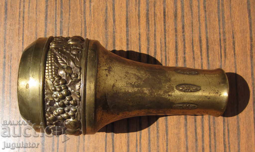 Art Deco antique bronze vase with flower ornaments marked with price 30.00 BGN | € 15.34 Art Deco antique bronze vase with flower ornaments marked with price 30.00 BGN | € 15.34