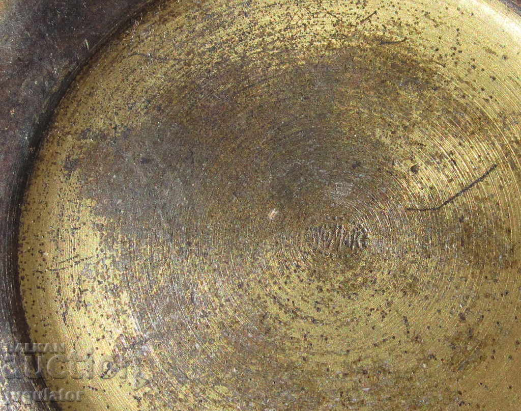 Art Deco antique bronze vase with flower ornaments marked - 6 Art Deco antique bronze vase with flower ornaments marked - 6