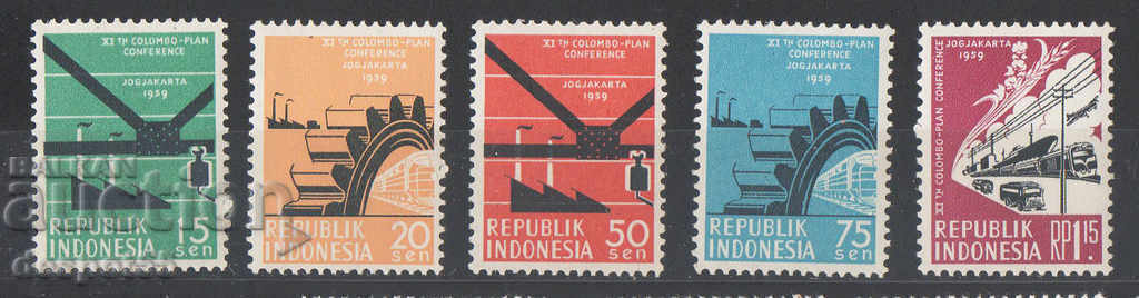 1959. Indonezia. A 11-a Conferință a Planului Colombo, Jakarta.