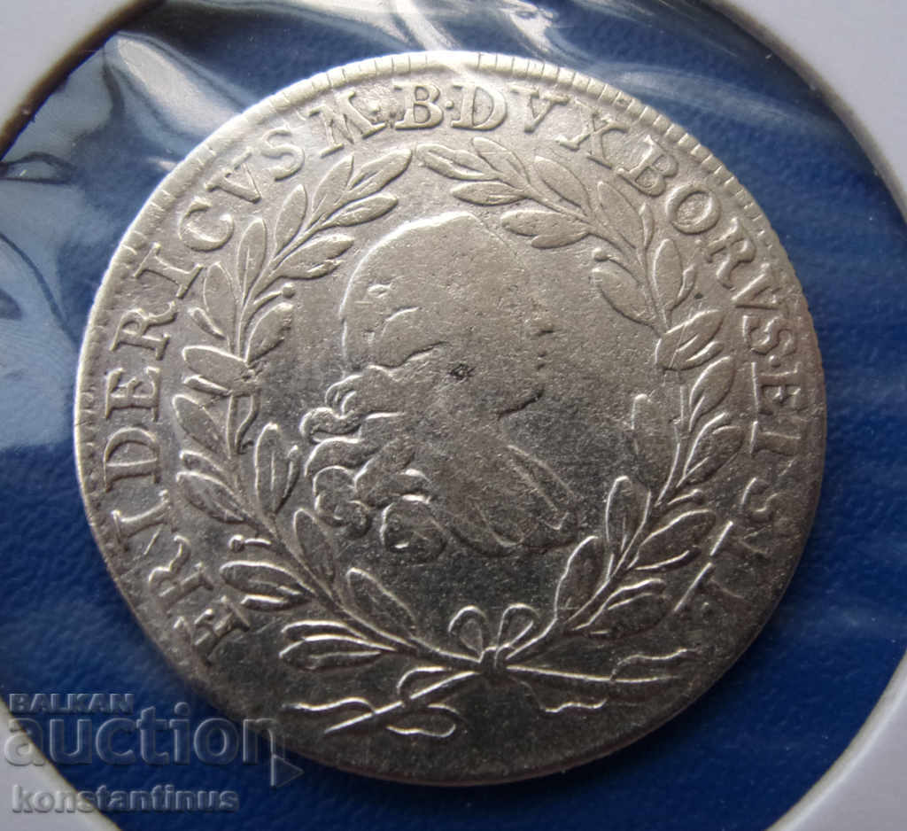 Γερμανία - Bayreuth 20 Kreuzer 1761 Σπάνια με τιμή € 23.01 | 45.00 BGN Γερμανία - Bayreuth 20 Kreuzer 1761 Σπάνια με τιμή € 23.01 | 45.00 BGN