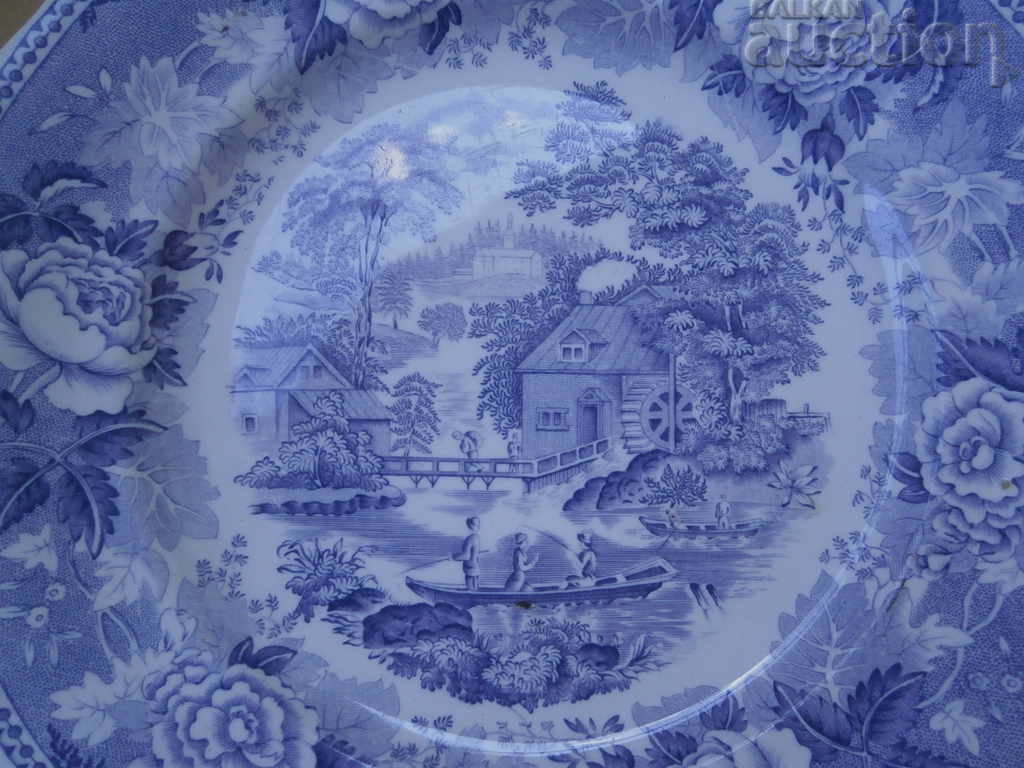 antique porcelain plate for wall medieval plot with price 31.00 BGN | € 15.85 antique porcelain plate for wall medieval plot with price 31.00 BGN | € 15.85