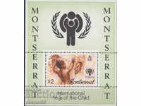 1979. Montserrat. Anul internațional al copilului. Bloc.