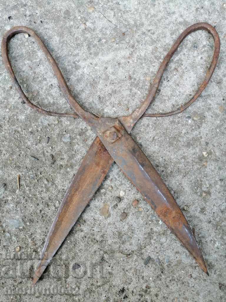 Forged scissors old scissors