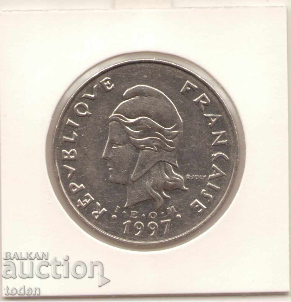 ++New Caledonia-50 Francs-1997-KM# 13 with price 5.00 BGN | € 2.56