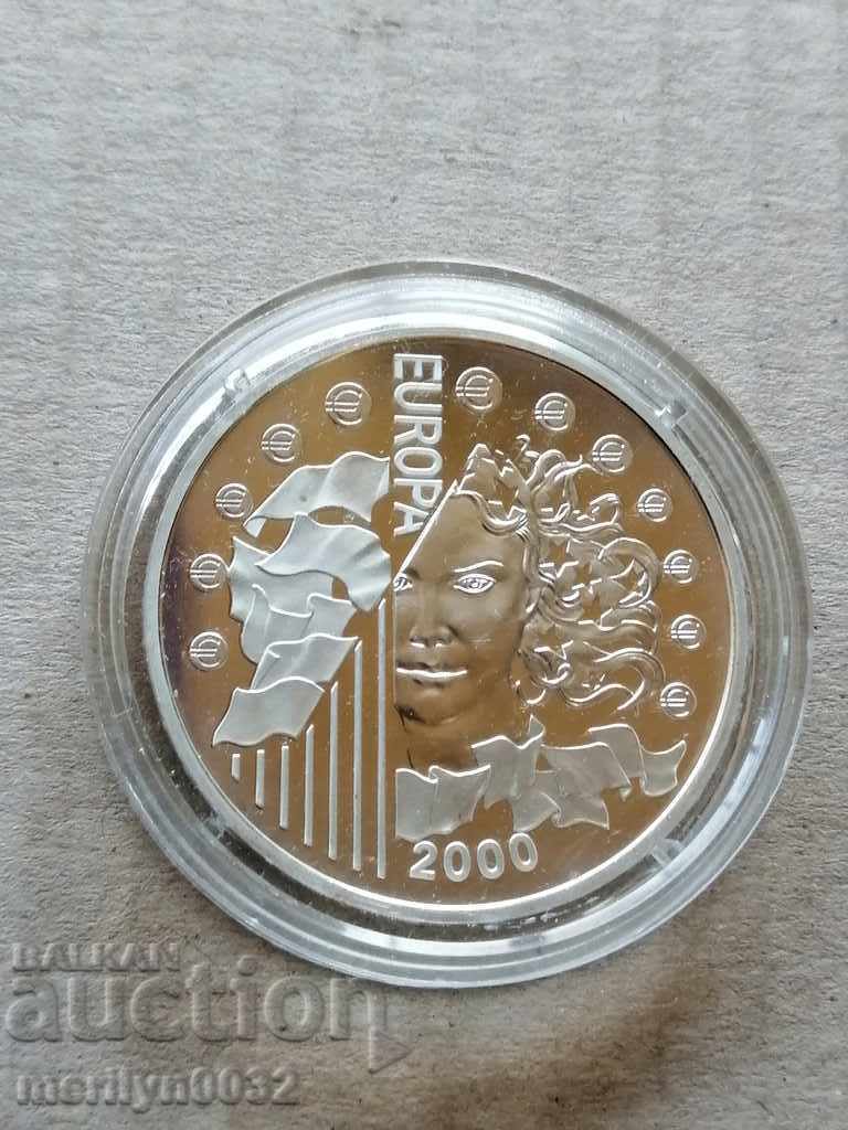 Monedă de argint jubiliară cu cutie Euro Union 2000 ani argint cu preț € 124.91 | 244.30 BGN