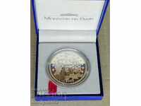 Jubilee silver coin with box Euro Union 2000 year silver