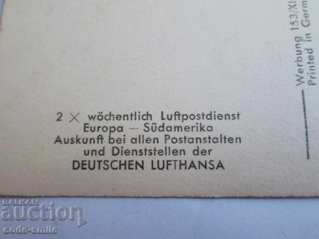 Old advertising photo PC card Lufthansa Third Reich - 6