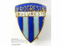 BADGE FOTBAL VECHI-FC PROGRESSUL ROMANIA-SMALT