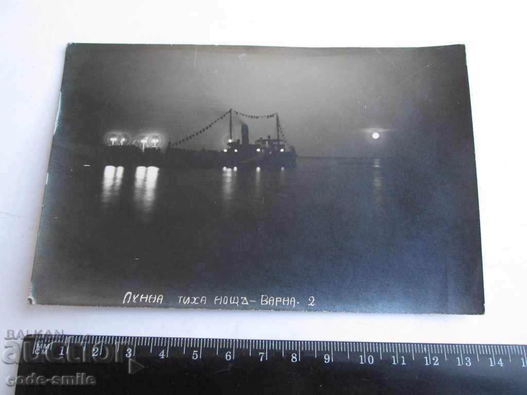 Auction Old photo PC card Varna ship steamer Auction Old photo PC card Varna ship steamer