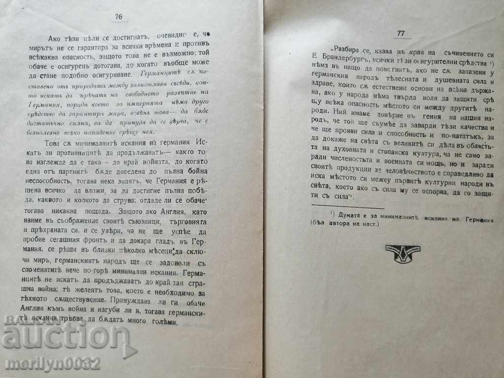Φυλλάδιο φυλλαδίων 1918 Στρατιωτικοί στόχοι της Γερμανίας - 5