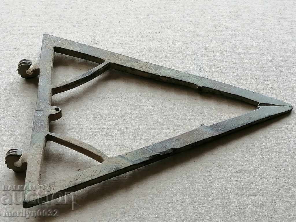 Ottoman bronze level plumb line instrument REDKAZH - 6