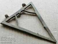 Instrument otoman cu plumb nivel din bronz REDKAZ