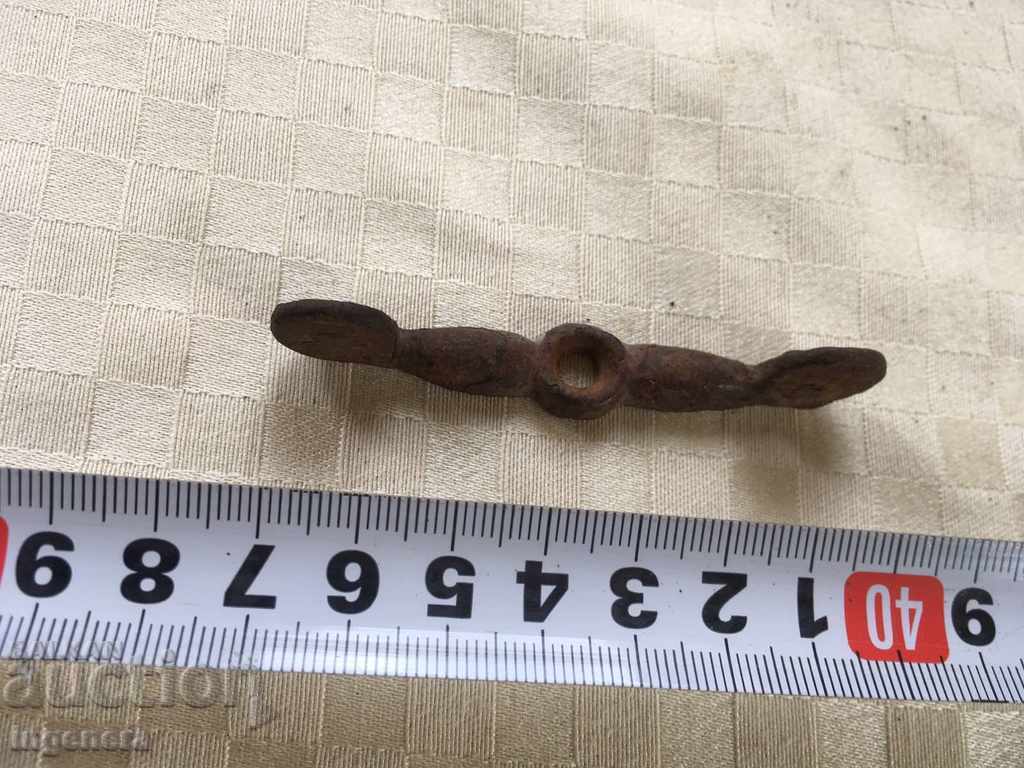 Wrought iron latch is ANTIQUE