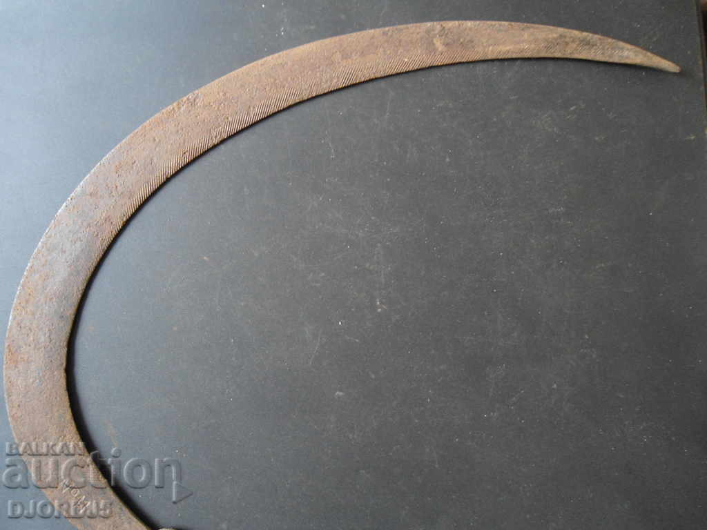 Delivery of Old wrought sickle, engraved, markings Delivery of Old wrought sickle, engraved, markings