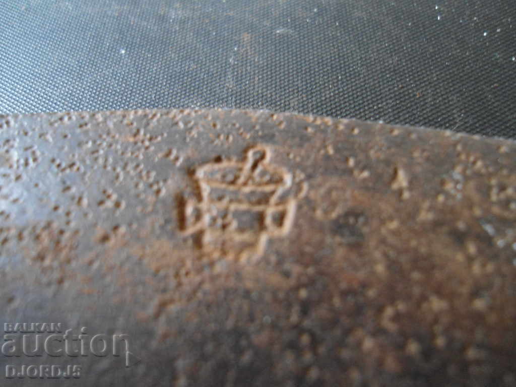 Old wrought sickle, engraved, markings - 6 Old wrought sickle, engraved, markings - 6