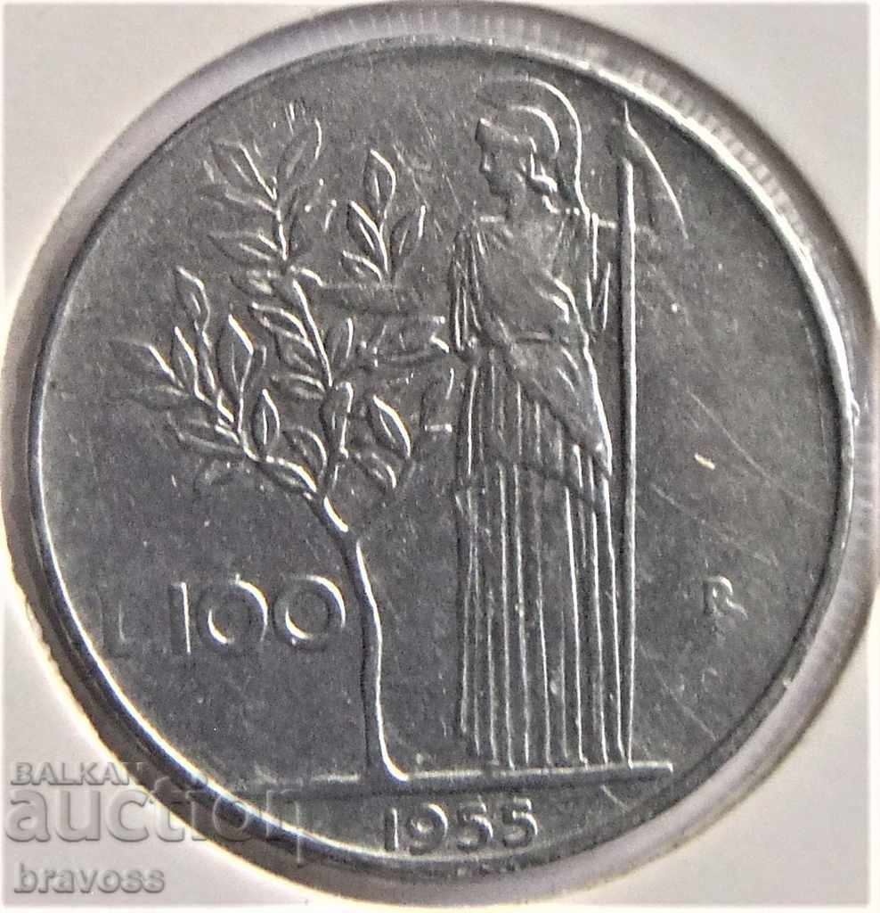Italy 100 l.1955