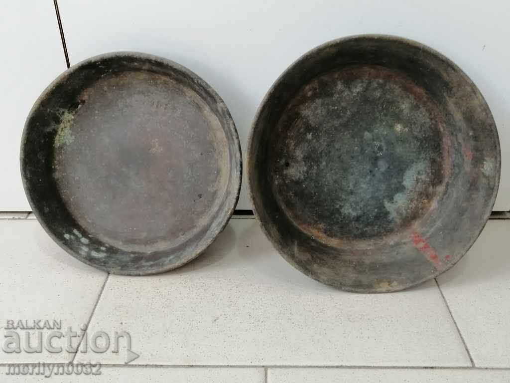 Brass weights for old scale, a pair, scale weight, balance - 5 Brass weights for old scale, a pair, scale weight, balance - 5