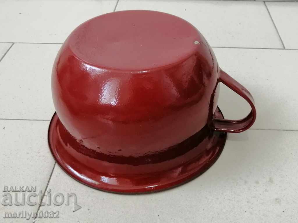 Παλιά κατσαρόλα σμάλτο, κατσαρόλα, κατσαρόλα, εμαγιέ κατσαρόλα με τιμή 46.00 BGN | € 23.52 Παλιά κατσαρόλα σμάλτο, κατσαρόλα, κατσαρόλα, εμαγιέ κατσαρόλα με τιμή 46.00 BGN | € 23.52