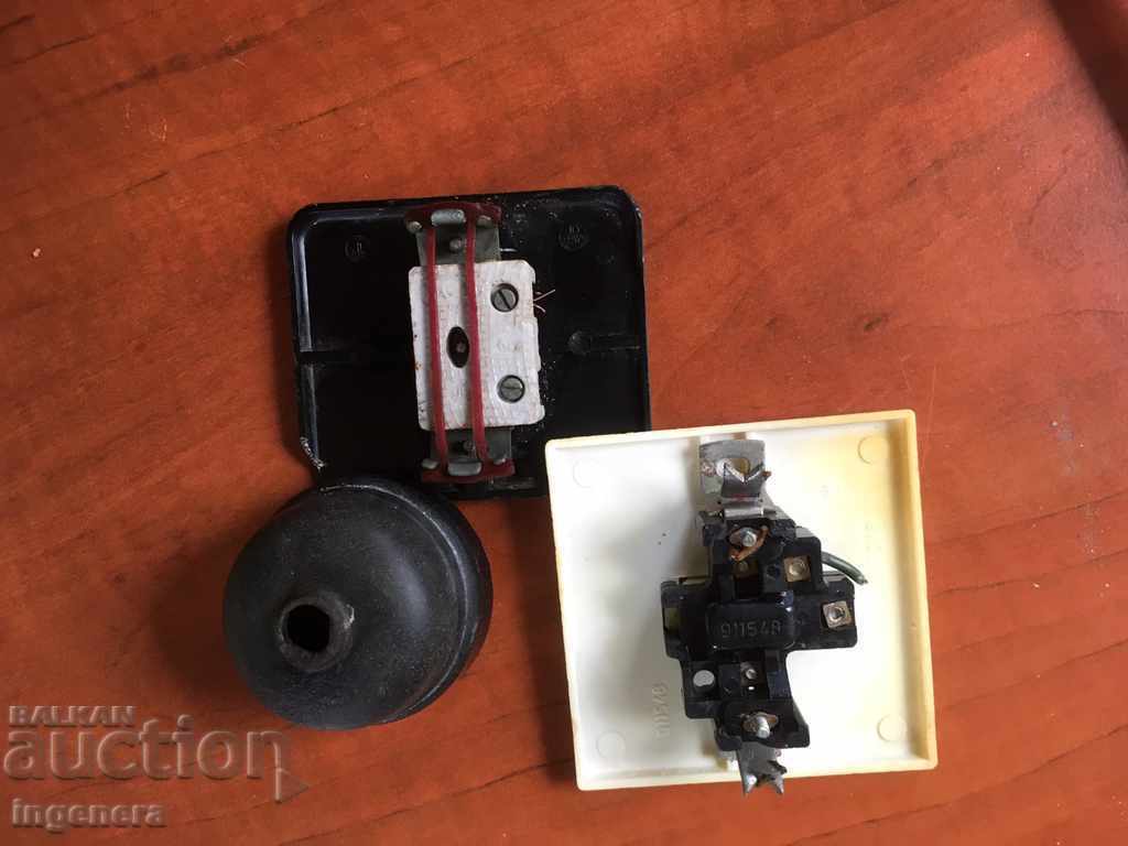 ELECTRIC KEY CONTACT SOCKET BAKELITE PORCELAIN - 5 ELECTRIC KEY CONTACT SOCKET BAKELITE PORCELAIN - 5