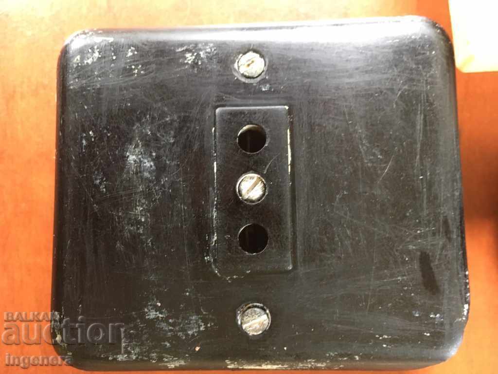 ELECTRIC KEY CONTACT SOCKET BAKELITE PORCELAIN - 6 ELECTRIC KEY CONTACT SOCKET BAKELITE PORCELAIN - 6