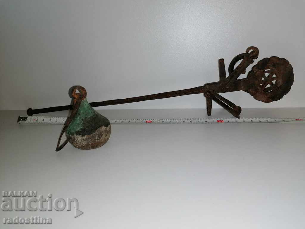 Very old ottoman scale with dots with price 60.00 BGN | € 30.68 Very old ottoman scale with dots with price 60.00 BGN | € 30.68
