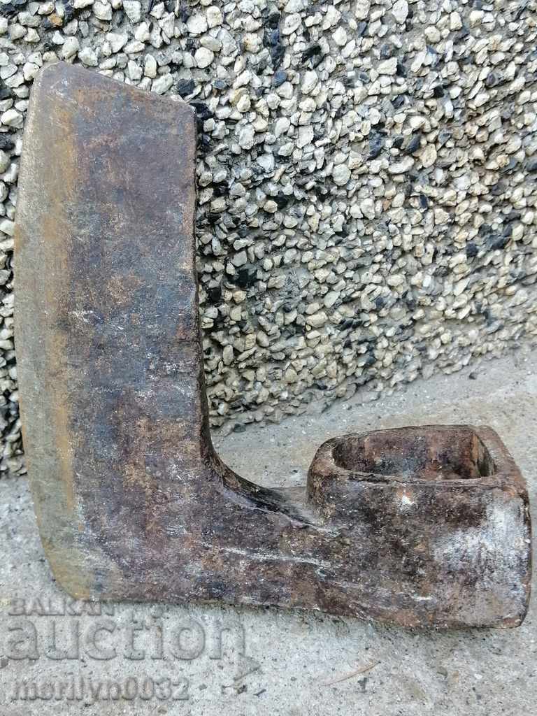 Auction An old ax shaft tool wrought iron Auction An old ax shaft tool wrought iron