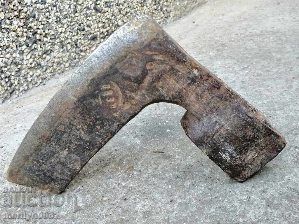 An old ax shaft tool wrought iron - 6 An old ax shaft tool wrought iron - 6