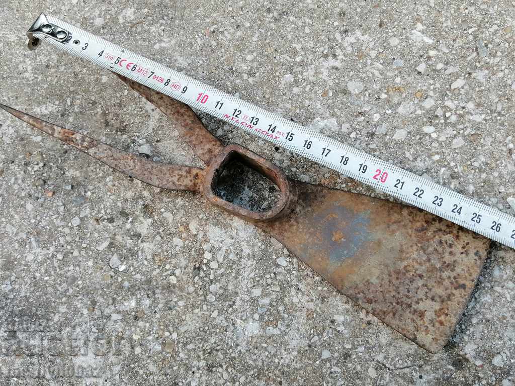 Forged chap, hoe, agricultural instrument, wrought iron - 5 Forged chap, hoe, agricultural instrument, wrought iron - 5