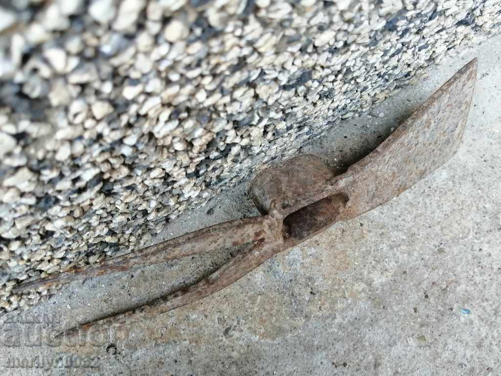 Forged chap, hoe, agricultural instrument, wrought iron - 7 Forged chap, hoe, agricultural instrument, wrought iron - 7