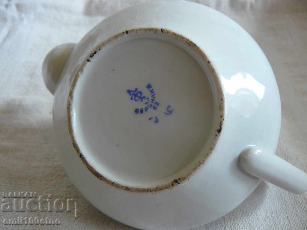 Small teapot SFA Verbilki old porcelain USSR - 6