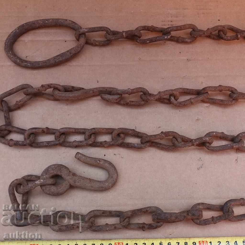 OLD HUGE FORGED CHAIN, CHAIN, HARDWARE with price 13.99 BGN | € 7.15