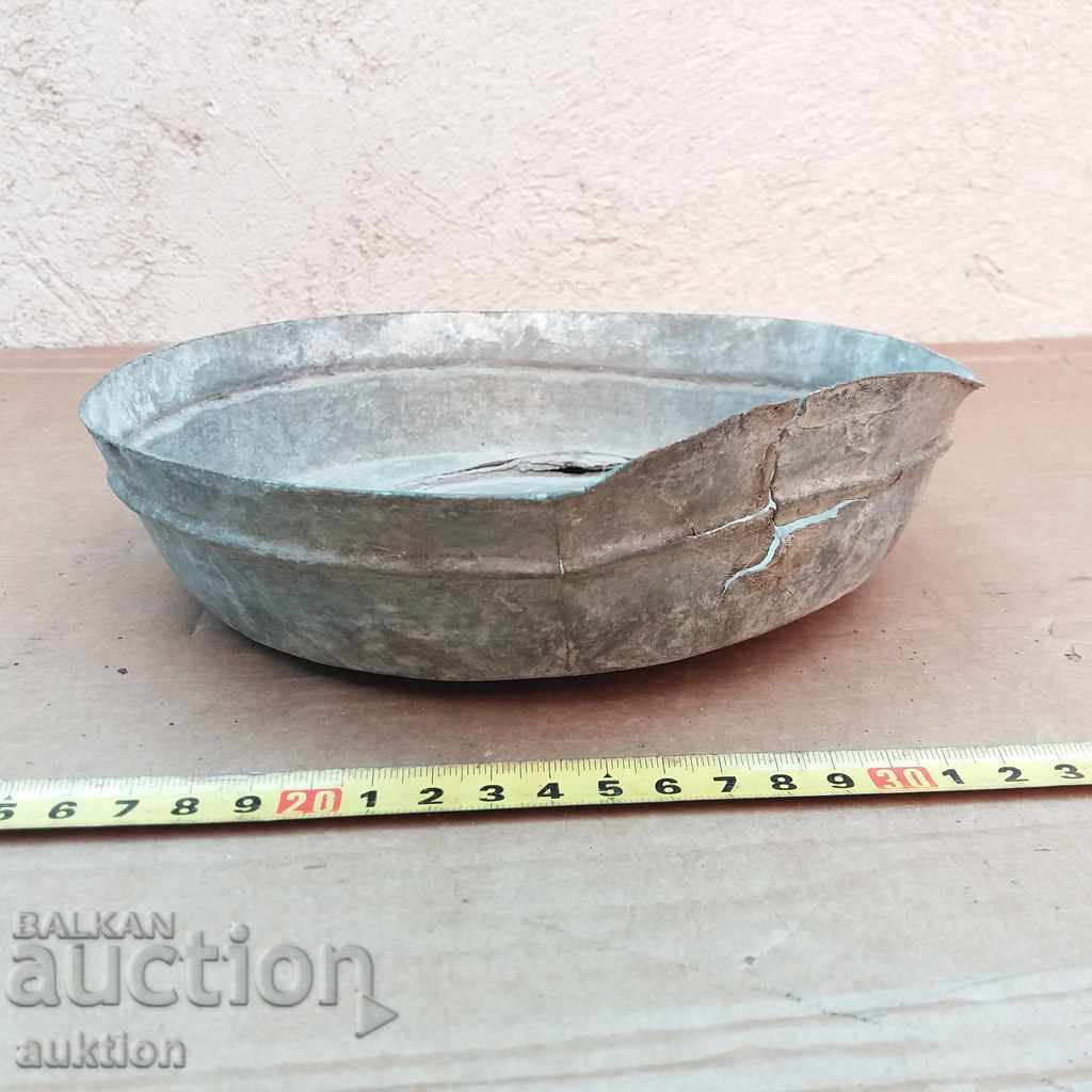 Delivery of OLD MASSIVE FORGED COPPER BOWL