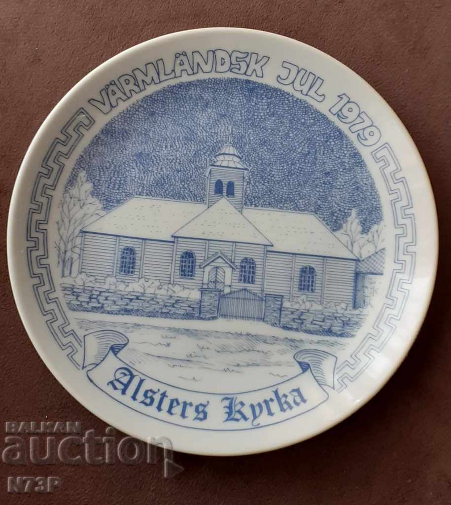 COLLECTOR'S PORCELAIN PLATE.