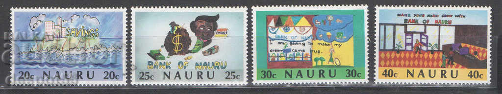 1986. Nauru. 10 years of the bank in Nauru - Children's drawings.