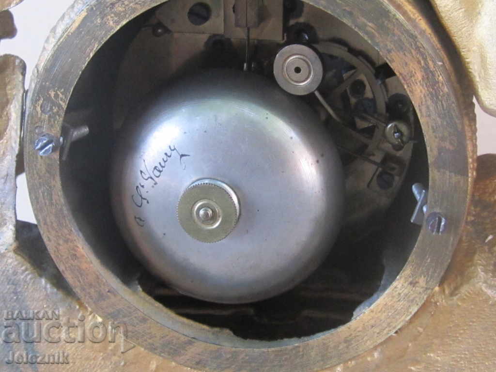 τοπ/σπάνιο ρολόι με γαλλικό μανδύα αντίκα 19c. - 6 τοπ/σπάνιο ρολόι με γαλλικό μανδύα αντίκα 19c. - 6