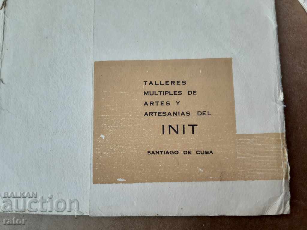 Graphics, drawings - Cuba, Santiago - 10 pieces + card - 6 Graphics, drawings - Cuba, Santiago - 10 pieces + card - 6