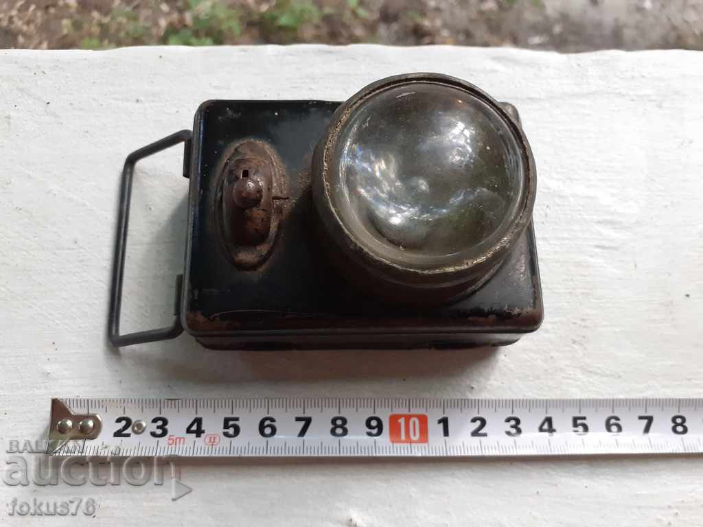 OLD GERMAN FLASHLIGHT WITH MAGNIFIER HAWE LAMP WW2 WERMACHT - 7 OLD GERMAN FLASHLIGHT WITH MAGNIFIER HAWE LAMP WW2 WERMACHT - 7