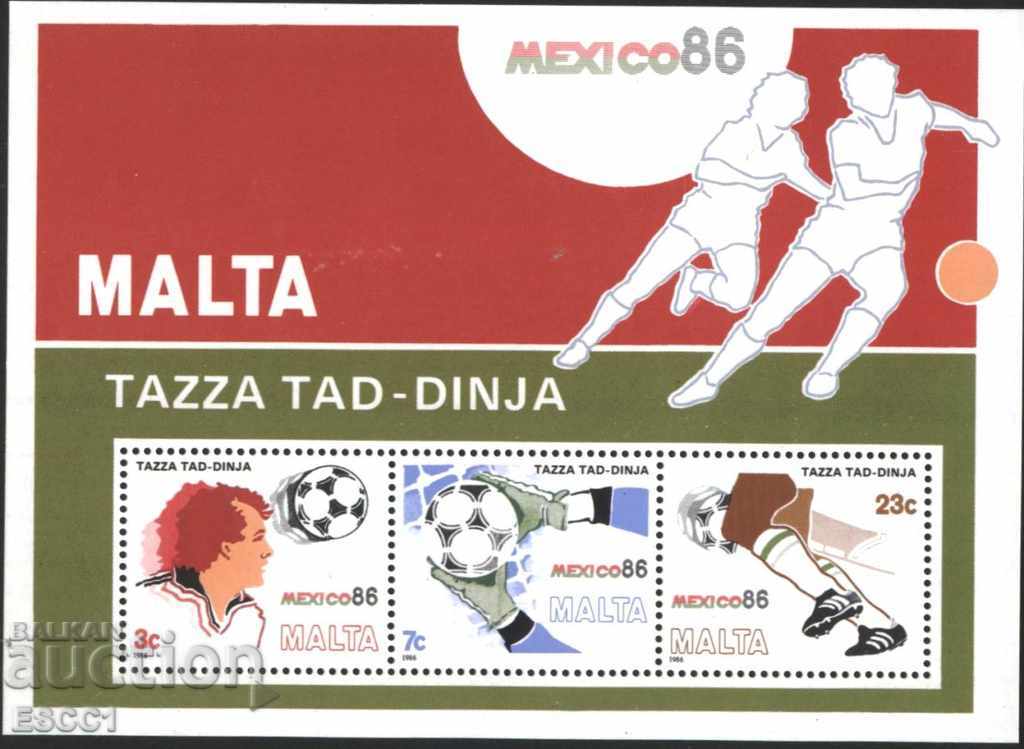 Чист блок Спорт Футбол СП Мексико 1986  от Малта