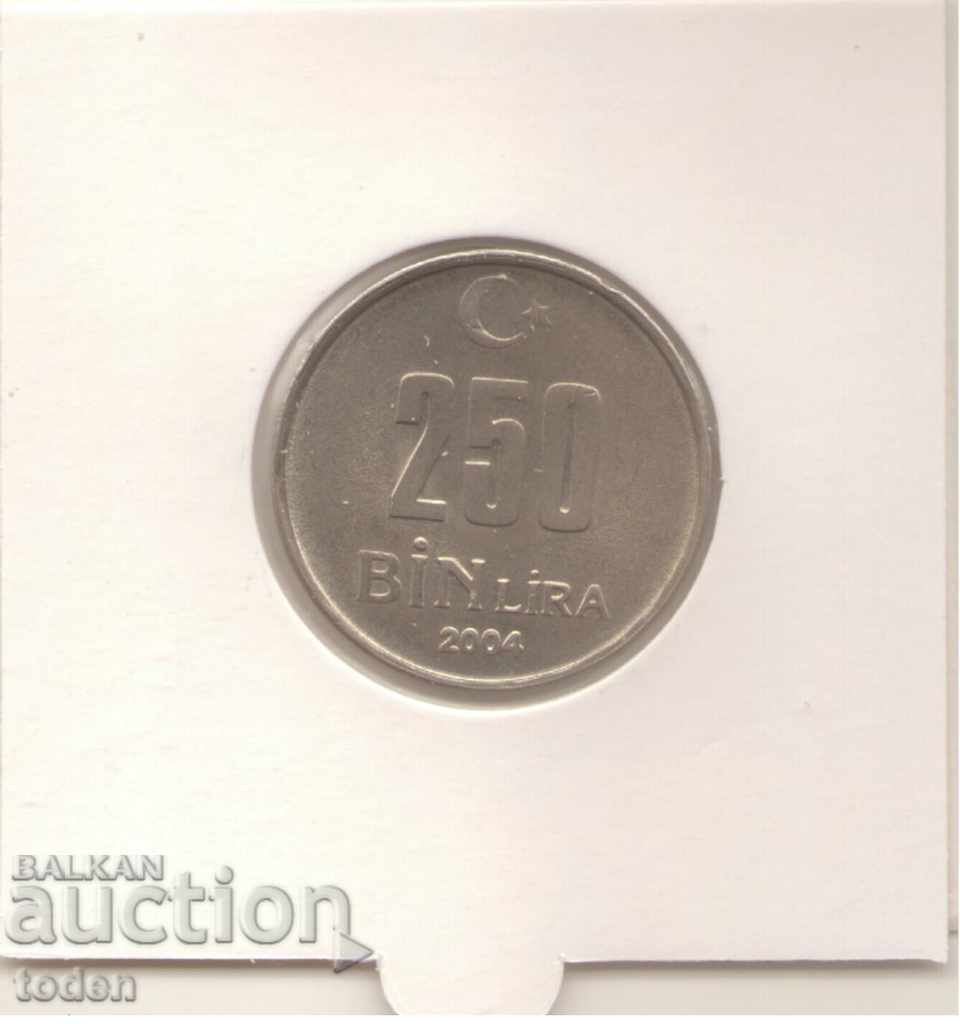 ++Turkey - 250,000 Lira - 2004 - KM# 1137 ++Turkey - 250,000 Lira - 2004 - KM# 1137