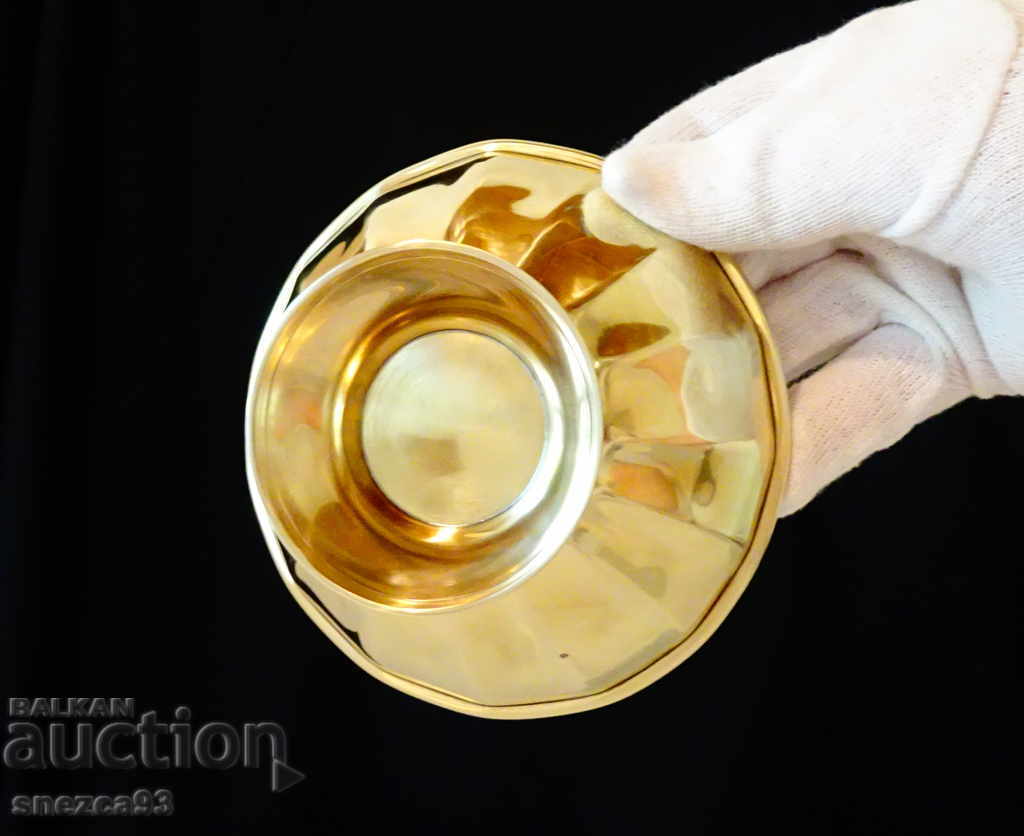 Бронзова купичка за ядки,сладолед,бонбониера. - 6 Бронзова купичка за ядки,сладолед,бонбониера. - 6