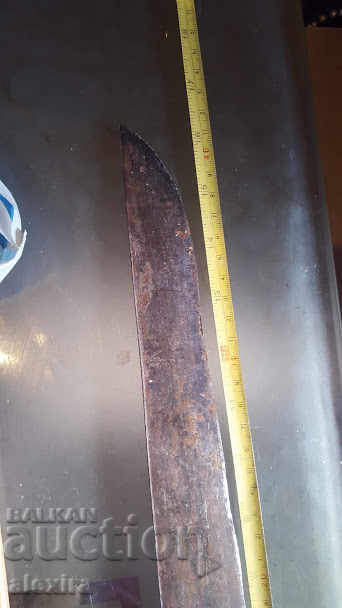 huge old forged knife dagger bow tie sword sword with price 29.00 BGN | € 14.83