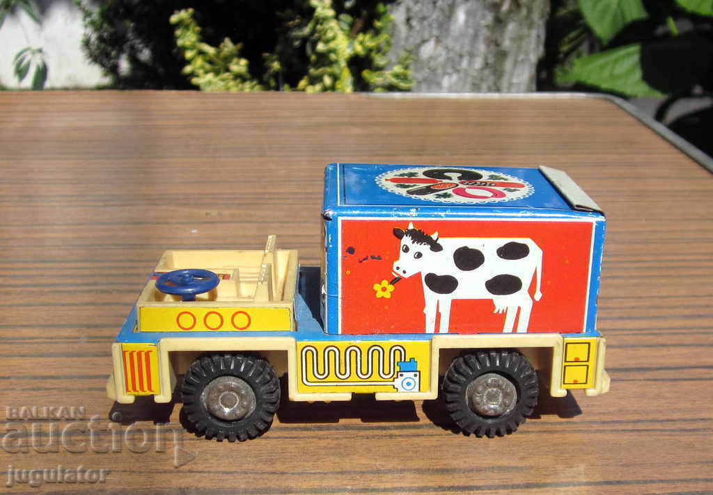 Auction old german metal sheet metal toy truck truck Auction old german metal sheet metal toy truck truck
