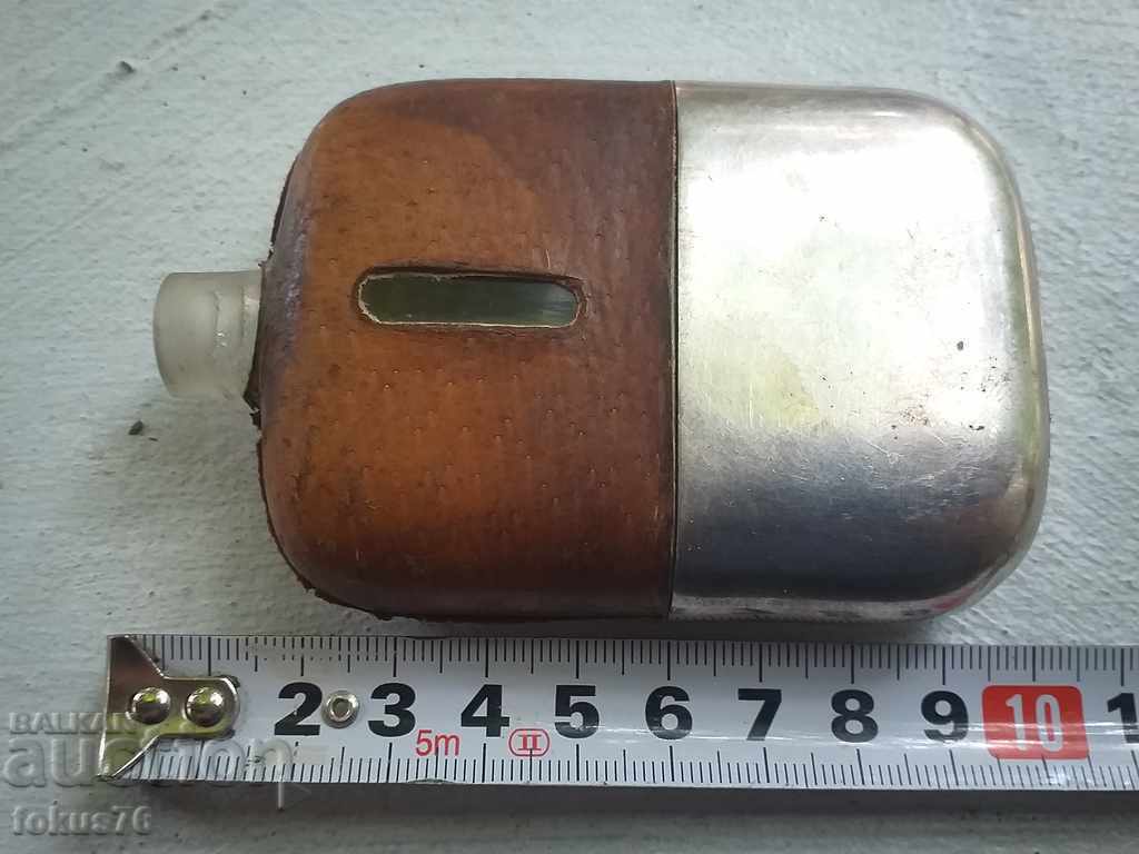 Auction  OLD ANTIQUE GARLIC THICK SILVERLED GENUINE LEATHER