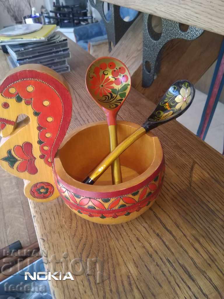 RUSSIAN WOODEN SET - EXCELLENT with price 20.00 BGN | € 10.23 RUSSIAN WOODEN SET - EXCELLENT with price 20.00 BGN | € 10.23