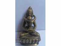 Erotica budistă - bronz, plastic mic.